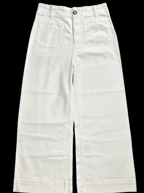 Anthropologie Maeve Colette cropped
White denim size 30